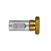 Tecnoseal 02010T - AIFO-FTP Pencil Anode Ø14 L.28 Complete With Brass Plug Th. 18X1,5