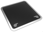 Goiot Aluminum Hatches Model 'Opal 70', Satin, Dims. 681x681mm, Hole Size 627x627mm, Mounting Depth 15mm