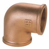 Guidi 0090B.200013 Bronze 90° FF Elbow - 4''