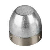 Tecnoseal Zinc Bosvik Propeller Anodes with Stainless Steel Ring, Shaft Ø20–50 mm