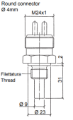 VDO 232-011-031-014C - Temperature Switch (Insulated Return) M14 x 1,5