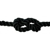 Black Twisted Rope 100 m 30 mm