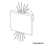 Osculati 13.188.32 - Square built-in courtesy white light up/downward