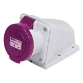 CEE Purple Surface Mounted Socket IP44 2P-16A-24V
