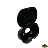 Trem N0195280 - Oval Shower Box 150x75 mm Black