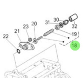 Nanni Diesel 970314911 - Governor Adjustment Bolt Assembly for N4 Series Engines