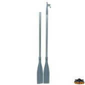 Trem R1679002 - Grey Removable Aluminium Oars With Boat Hook 160 cm