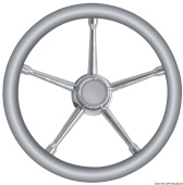 Osculati 45.135.02 - A Soft Polyurethane Steering Wheel Grey/SS 350 mm