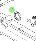 Steyr 9000315-0 - Groove Nut DIN 70852 M30x1.5-14H-A3C