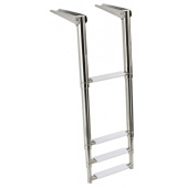 Stainless Steel Telescopic Ladder 4 Steps 