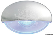 Osculati 13.887.04 - BATSYSTEM Steeplight Bue LED Courtesy Light Chromed Body