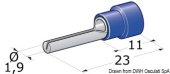 Osculati 14.186.91 - Plug + Male Connection 1-2,5 mm² (100 pcs)