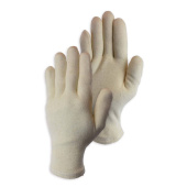 PSP Glove 20-200 Cotton Interlock Ecru, Men Size