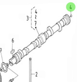 Nanni Diesel 970313570 - Camshaft and Balancing Shaft Ball for TDI and N4 Engines