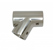 FNI AISI 316 Stainless Steel 60° Tilted T Pulpit Joint, Ø22–25 mm
