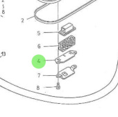 Nanni Diesel 970310346 - Cylinder Head Cover Element Plate for 3.100HE Engines