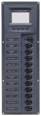 BEP Marine 902V-AM - DC Circuit Breaker Panel With Analog Meter 12V 12x 1-pole