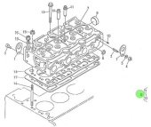 Nanni Diesel 970160905 - Complete Cylinder Head for 3.90HE Engines
