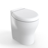 Tecma T-C2G024NW/S02C00 - 24V Elegance 2G Cut Marine Toilet  Standard White Thermosetting Soft Close Solenoid Valve