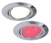 Prebit LED Recessed Spotlight EB15-3 Chrome 12/24V Warm White/Red Dimmable