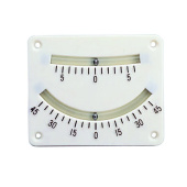 Plastic Inclinometer With Two Scales 45° - 0 - 45°, 5° - 0 - 5°