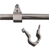 Allpa Stainless Steel Rail Mount Hinge For Tube Ø25mm