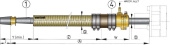 Vetus BG40/1500 Polyester Stern Tube, Length 1500mm. (Includes Cutless Bearing, Diameter 40mm)