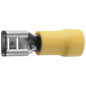 Euromarine 6.3mm Yellow Female Clip - Pack Of 100