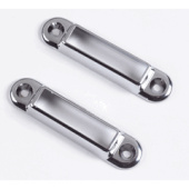 Bainbridge G670 - Base Plate For 40 mm Deck Sail Batten Stainless Steel Pair