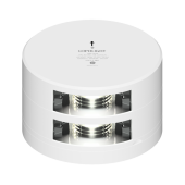 Lopolight 301-005ST-WH-UL - Navigation Light 2NM 135° White, Stern, Double, White Coated, UL