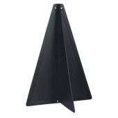 Signal Cone Black Aluminium 60cm