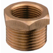 Guidi Bronze Reducing Nipple M-F 2"X1"1/2