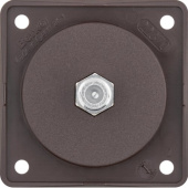 Berker Brown Antenna Socket - Satellite