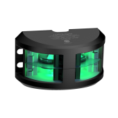 Lopolight 200-018G2ST-B 6M - Navigation Light 2NM 180° Green, Double, Black Anodized