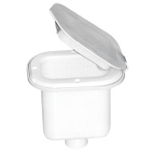 Nuova Rade 37214 - Case For Shower Head, Square, W/Lid, 125x97mm, White