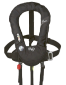 Plastimo 66973 - EVO 165 inflatable lifejacket with harness, auto hydrostatic, black