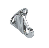 Foresti & Suardi 77B.C - Chromed Brass Fender Eye Plate 35x39 mm
