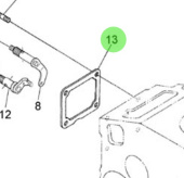 Nanni Diesel 970302864 - Speed Control Gasket for HE and N Series Engines