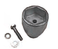 Navalloy Mercury Aluminum Anode; Prop Anode Bravo 3 > 2004"