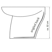 Jabsco 58048-1000 - Toilet Bowl for Deluxe Flush 58060 /58260 Toilets