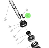 Alamarin Jet 10877 - Parallel Key for Jet-340 Water Jets