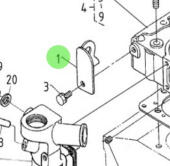 Nanni Diesel 970302717 - Engine Lifting Hook for N3.30 and N4.38 Engines
