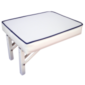 Allpa Folding Wall Seat 'Kos' , Including Supports, White