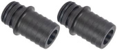 Flojet 20381701 - Pentaflex/6000 Series Port Kit (2 pcs.), Snap-in Port x 25mm (1") Hose Barb, Straight, O-Ring EPDM