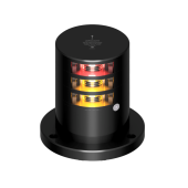 Lopolight 301-113ST+141-B-CD - Navigation Light 3NM 135° Double Yellow Tow + 3NM 135° Red Stop Light