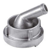 Storz Half Coupling Aluminium NA66C, Hose Adaptor 1" (Curved 50°)