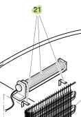 Isotherm SBG00043AA - Horizontal Fan 115V for Divino 23/35 Wine Coolers