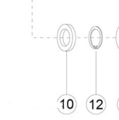 Jabsco 18753-0257 - Bearing Seal Kit for 30510-0xxx Series