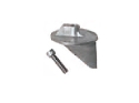 Navalloy Mercury Aluminum Anode; Trim Tab Anode