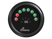 Wema 110336 - Blackline Water Tank Gauge 8 LED Black